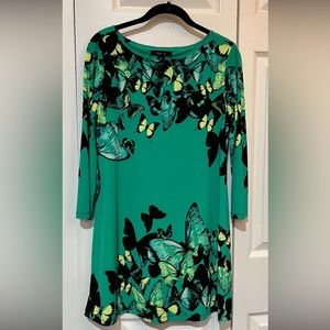 Style & co. Purchased at Macy’s. Size Small. Tunic multi color top. 3/4 sleeve.